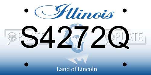 S4272Q Illinois License Plate