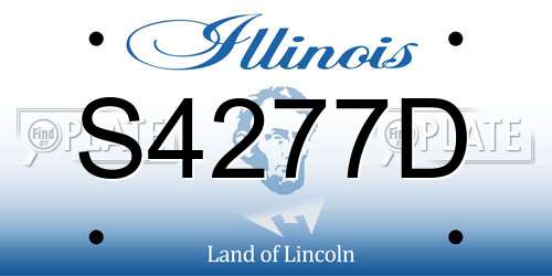 S4277D Illinois License Plate