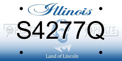 S4277Q Illinois License Plate