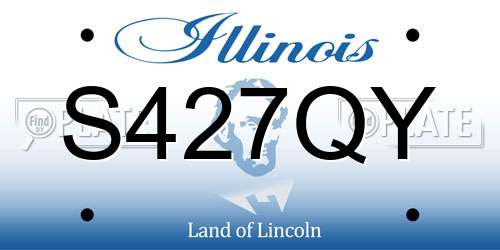 S427QY Illinois License Plate