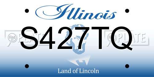 S427TQ Illinois License Plate