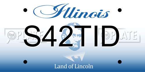 S42TID Illinois License Plate