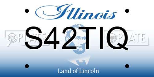 S42TIQ Illinois License Plate