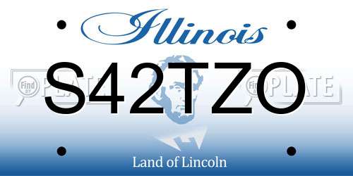 S42TZO Illinois License Plate