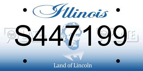 S447199 Illinois License Plate