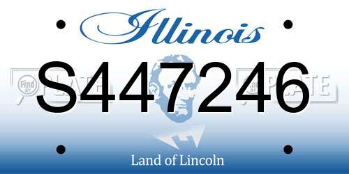 S447246 Illinois License Plate