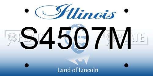 S4507M Illinois License Plate