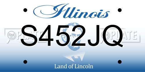 S452JQ Illinois License Plate