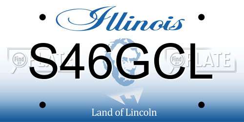 S46GCL Illinois License Plate