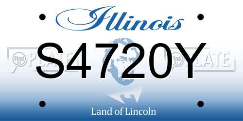 S4720Y Illinois License Plate