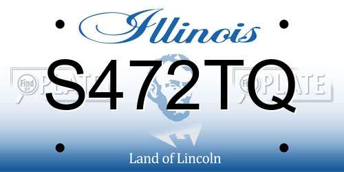 S472TQ Illinois License Plate