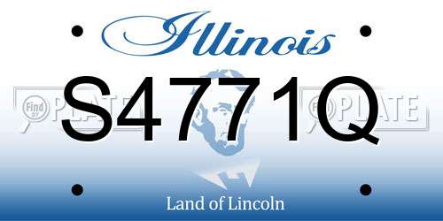 S4771Q Illinois License Plate