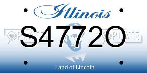 S4772O Illinois License Plate