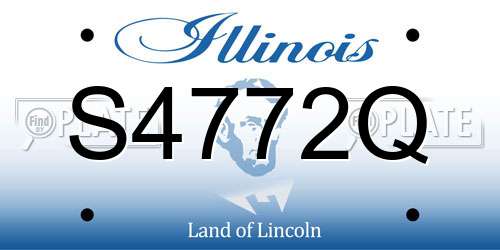 S4772Q Illinois License Plate