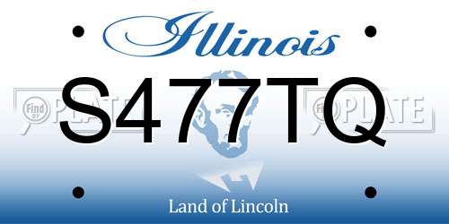 S477TQ Illinois License Plate