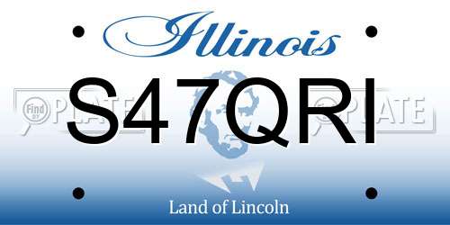 S47QRI Illinois License Plate