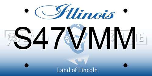 S47VMM Illinois License Plate
