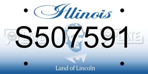 S507591 Illinois License Plate