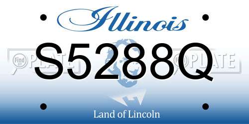 S5288Q Illinois License Plate