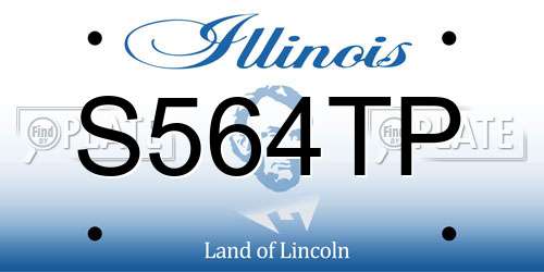 S564TP Illinois License Plate
