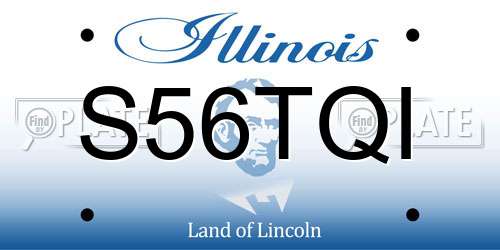 S56TQI Illinois License Plate