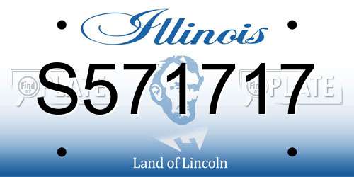 S571717 Illinois License Plate