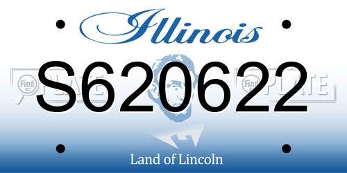 S620622 Illinois License Plate