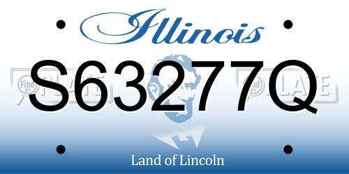S63277Q Illinois License Plate