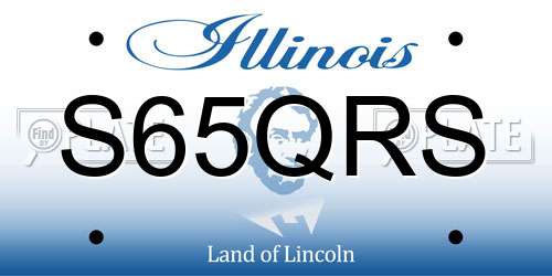 S65QRS Illinois License Plate