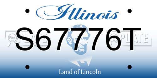 S67776T Illinois License Plate