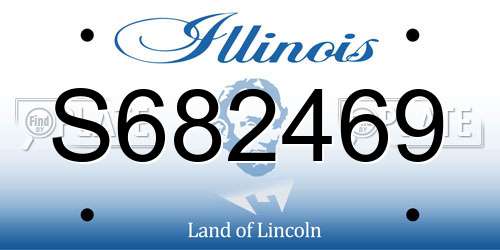 S682469 Illinois License Plate