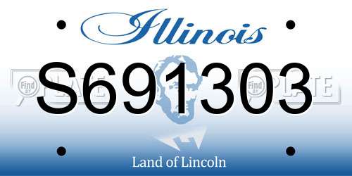 S691303 Illinois License Plate