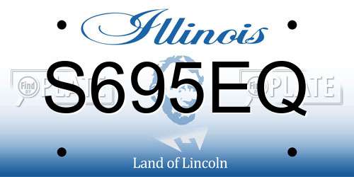 S695EQ Illinois License Plate