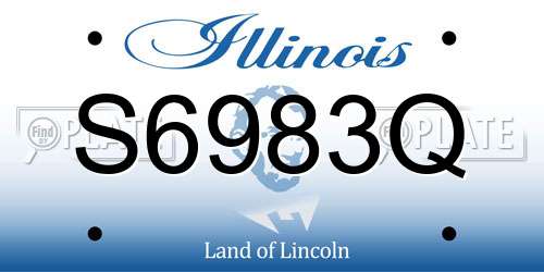 S6983Q Illinois License Plate