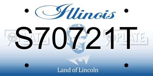 S70721T Illinois License Plate