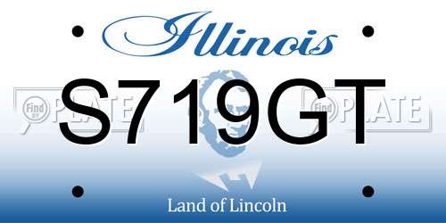 S719GT Illinois License Plate
