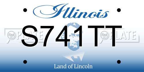 S741TT Illinois License Plate