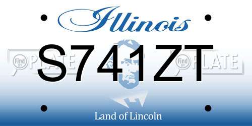 S741ZT Illinois License Plate
