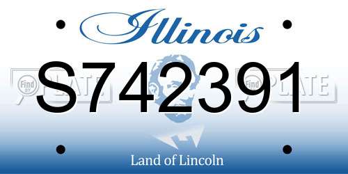 S742391 Illinois License Plate