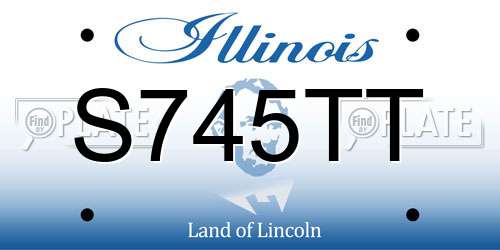 S745TT Illinois License Plate