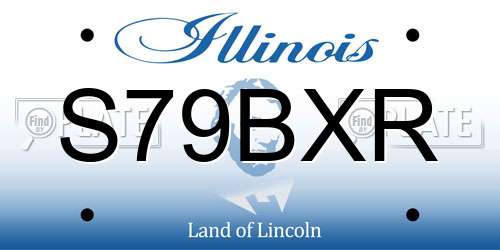 S79BXR Illinois License Plate