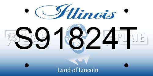 S91824T Illinois License Plate