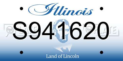 S941620 Illinois License Plate