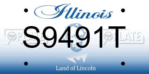 S9491T Illinois License Plate