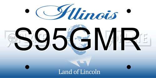 S95GMR Illinois License Plate