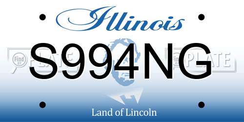 S994NG Illinois License Plate