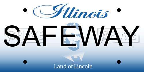 SAFEWAY Illinois License Plate