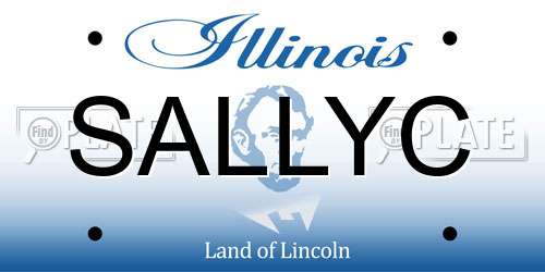SALLYC Illinois License Plate