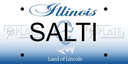 SALTI Illinois License Plate
