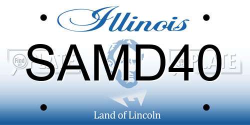SAMD40 Illinois License Plate